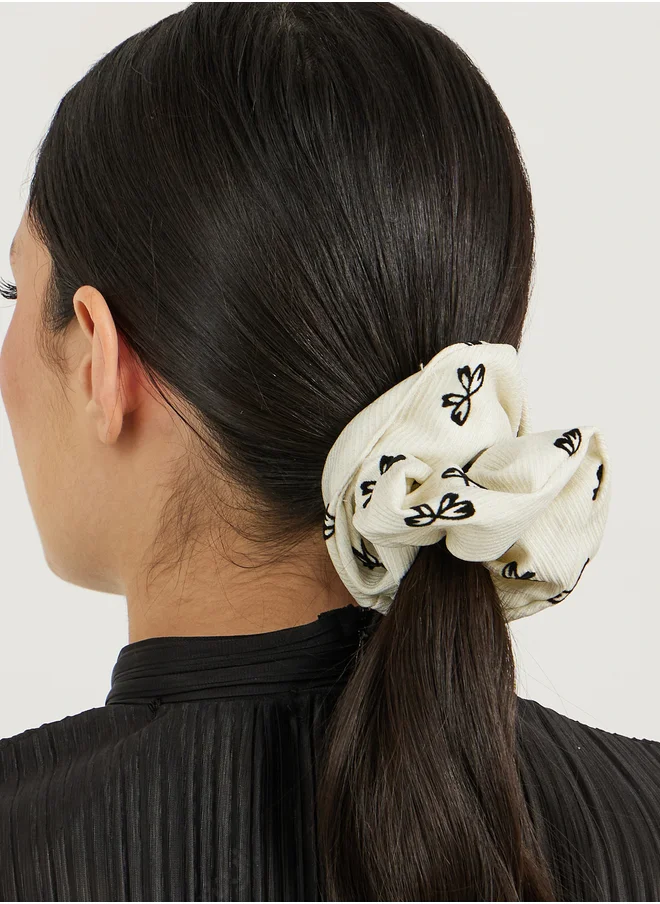 ستايلي Set of 3 - Bow Print Scrunchies