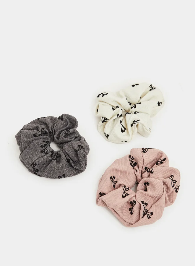 Styli Set of 3 - Bow Print Scrunchies