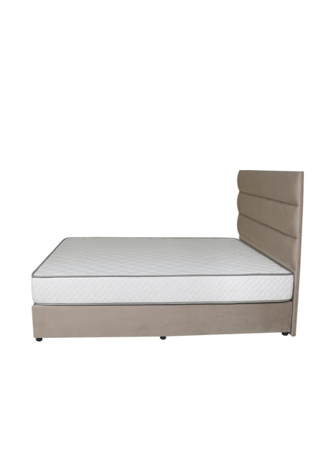 Bed and Mattress Zone Serenity Upholstered Bed 190 X 90 Single Size Muted Pink Color  - Image 3