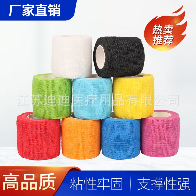 Sports Bandage Breathable Elastic Self-Adhesive Bandage Elastic Bandage Non-Woven Pet Bandage Finger Protection Bandage - Image 2