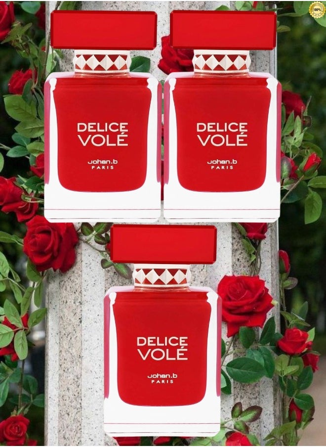 Johan.B Paris 3 Pieces Delice Vole Johan B Paris Perfume EDP 85ML  - Image 1