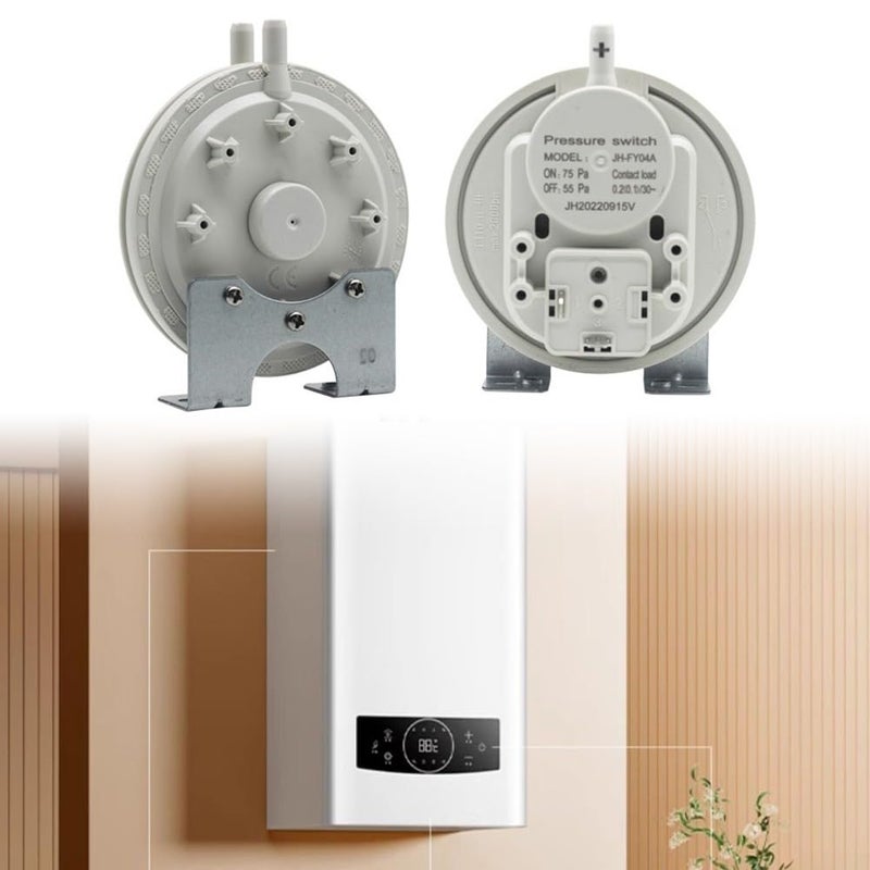Wall Mounted Gas Boiler Air Pressure Switch 75pa 55pa Adjustable Pneumatic For Heating Systems - Image 4