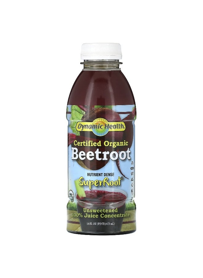 Dynamic Health Dynamic Health, Certified Organic Beetroot, 16 fl oz (473 ml)  - Image 1