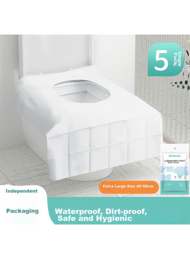 DR.CHU Dr.chu Disposable Toilet Seat Cover, Full Coverage, Travel Accessory, For Pregnant Women And Postpartum Use, Thickened, For Travel, Hotel Stays, And Special Use - Image 5
