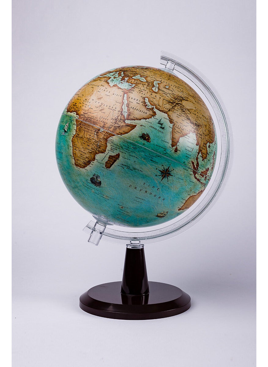Gürbüz Yayınları Gürbüz Publications Unilluminated Ancient World Globe Modern Series 26 cm  - Image 5
