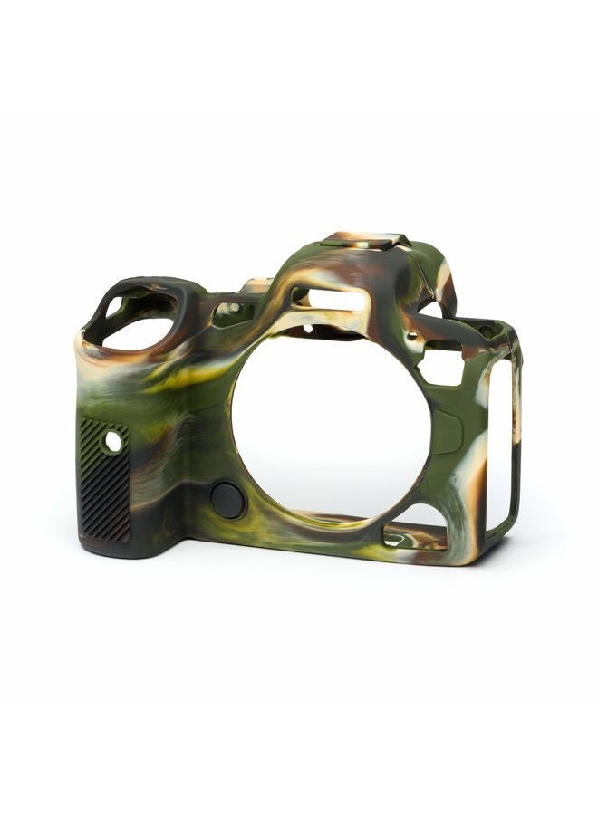 easyCover Camera Case Silicone Protection for Canon R5 / R6 / R6 Mark II (Camouflage) - Image 1