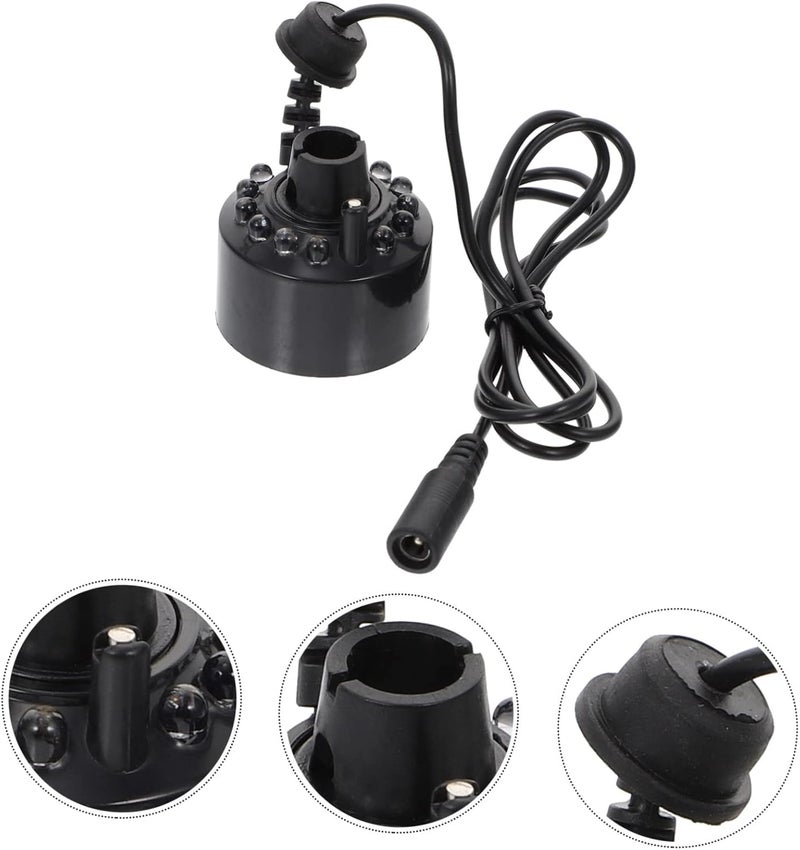 1pc Fish Tank Fog Generator Led Light Misting Device for Aquariums Ponds and Rockeries Safe Material Easy to Use Fog Maker for Stunning Effects - Image 5