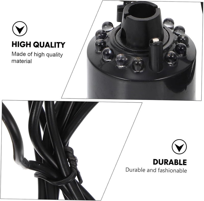 1pc Fish Tank Fog Generator Led Light Misting Device for Aquariums Ponds and Rockeries Safe Material Easy to Use Fog Maker for Stunning Effects - Image 4