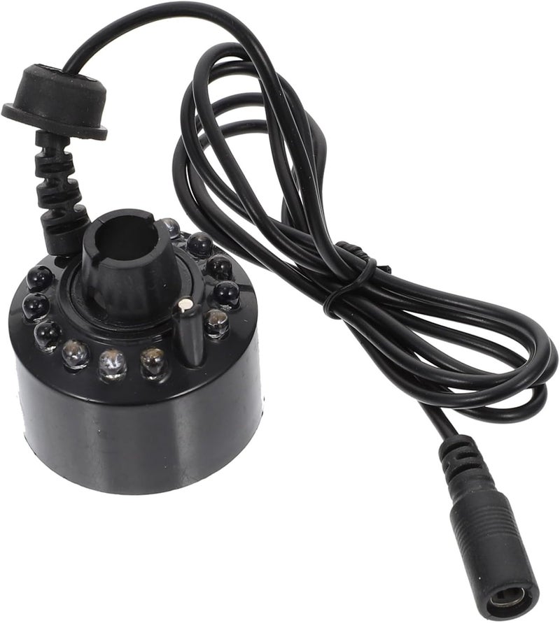 1pc Fish Tank Fog Generator Led Light Misting Device for Aquariums Ponds and Rockeries Safe Material Easy to Use Fog Maker for Stunning Effects - Image 1
