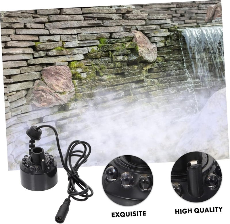 1pc Fish Tank Fog Generator Led Light Misting Device for Aquariums Ponds and Rockeries Safe Material Easy to Use Fog Maker for Stunning Effects - Image 3