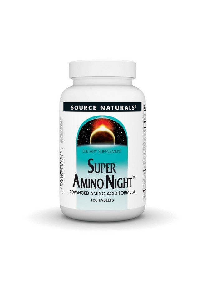 Source Naturals Super Amino Night - Advanced Amino Acid Formula* - 240 Tablets - Image 1