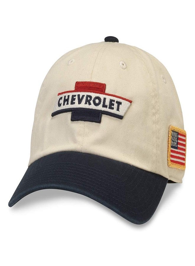 AMERICAN NEEDLE Chevrolet Baseball Dad Hat (GM-1908A-INVY) - Image 1