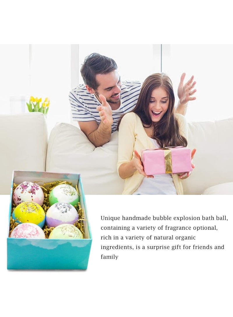 BLOOMING TIME Bath Bombs, Bath Bomb Gift Set 6 x 4 OZ - Image 4