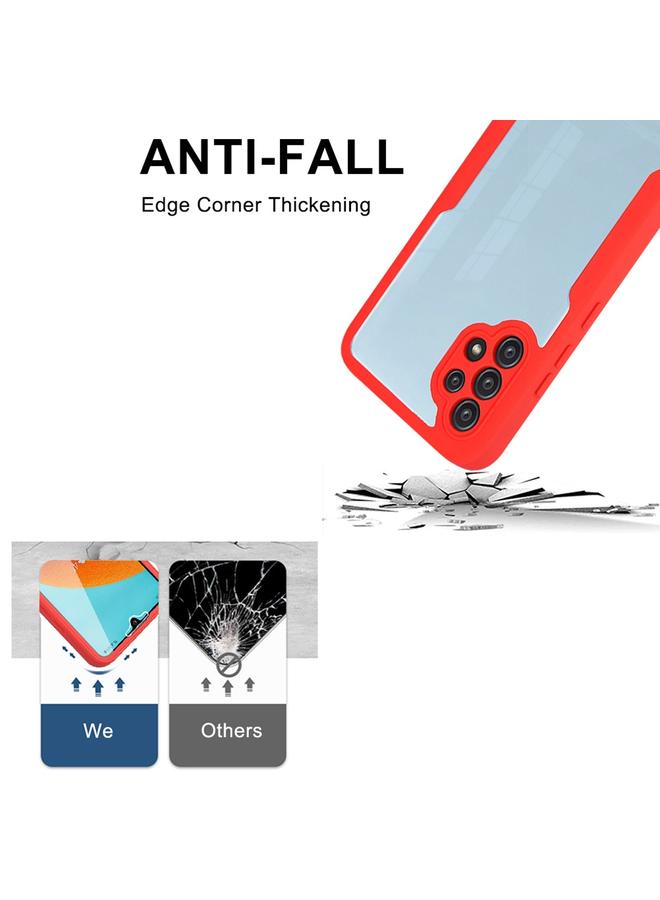 S-TOP Case For Samsung Galaxy A32 4G Acrylic + TPU 360 Degrees Full Coverage Shockproof Phone Case - Image 4