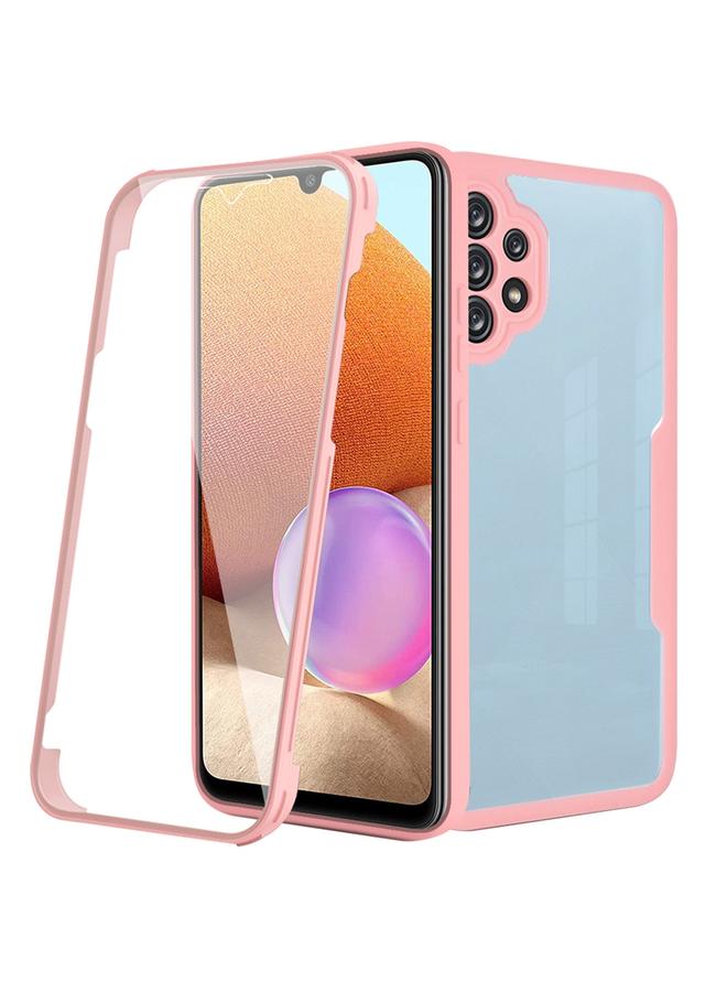 S-TOP Case For Samsung Galaxy A32 4G Acrylic + TPU 360 Degrees Full Coverage Shockproof Phone Case - Image 1