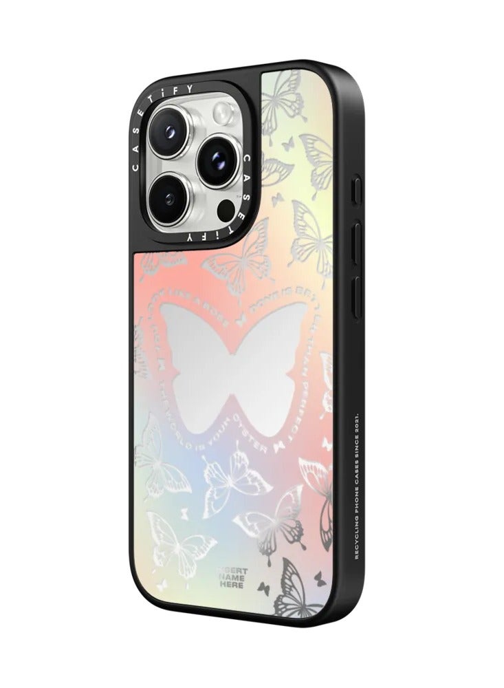 Casetify For iPhone 14 Pro Max/15 Pro Max/16 Pro Max Case Butterfly Pattern Magnetic Adsorption Phone Cover - Image 3