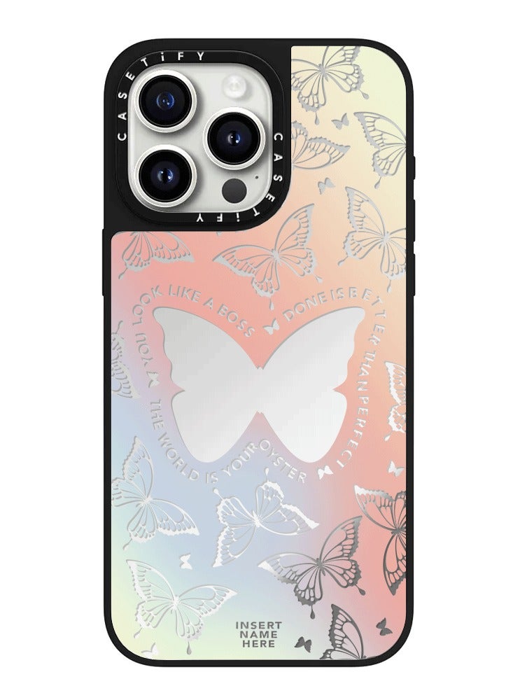 Casetify For iPhone 14 Pro Max/15 Pro Max/16 Pro Max Case Butterfly Pattern Magnetic Adsorption Phone Cover - Image 5