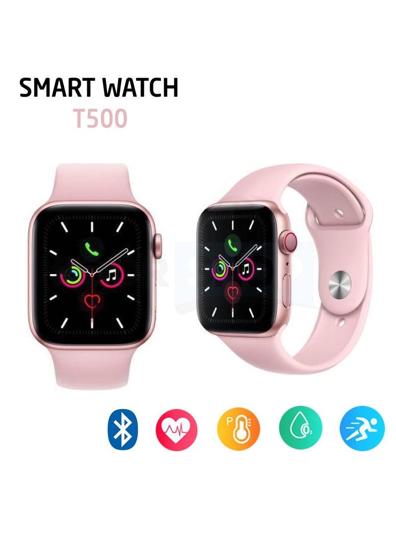 T500 Bluetooth Full Touch Call Smartwatch With Replaceable Strap pink - pzsku/Z9A1A3D72BB653A0F6AADZ/45/_/1732442823/851f1efe-f042-42a8-a70b-6e74645e49cd