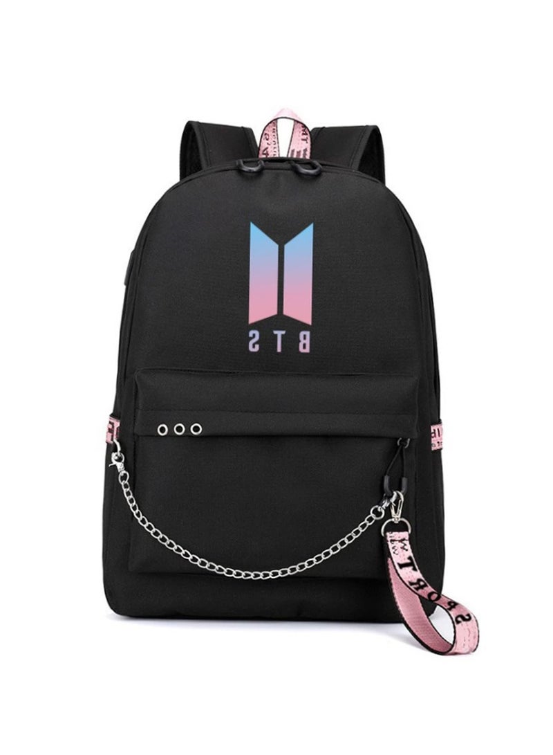حقيبة BTS حقيبة مدرسية حقيبة ظهر - Image 1