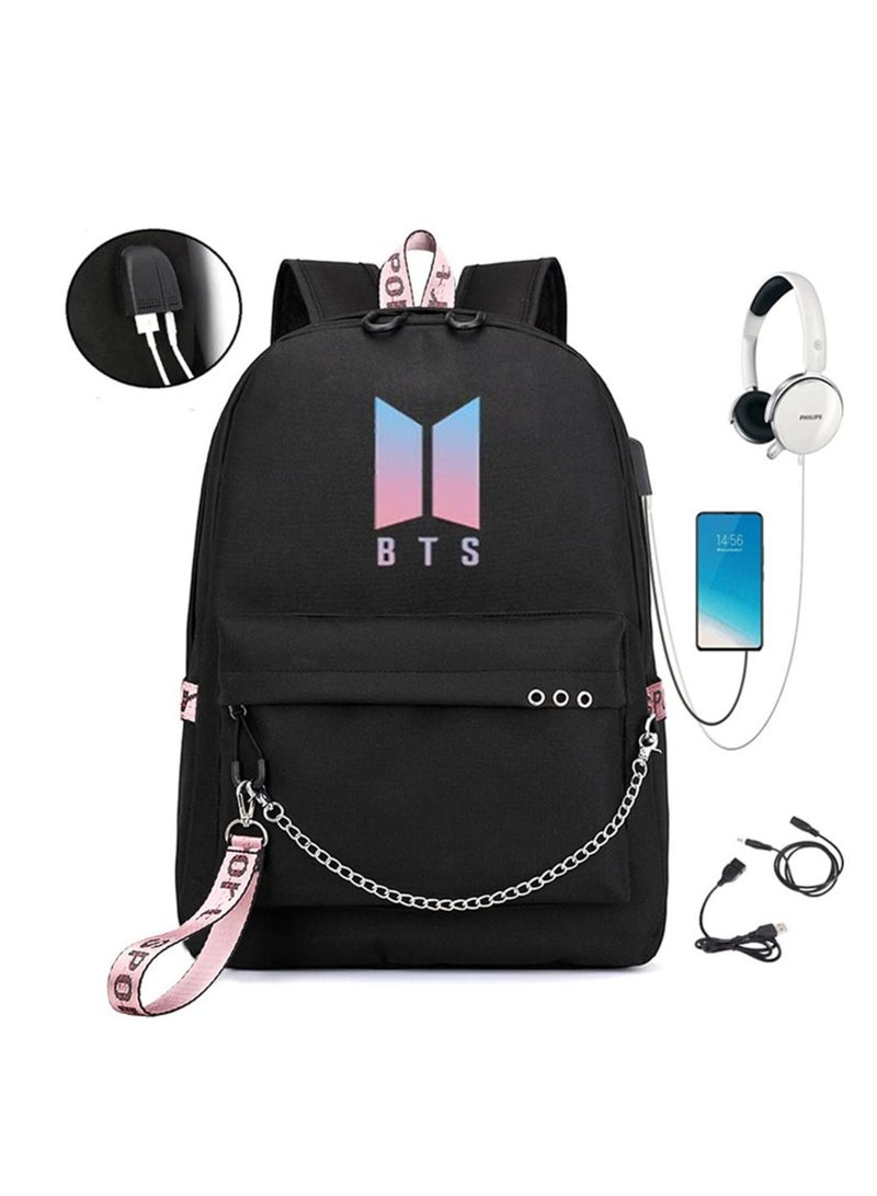 حقيبة BTS حقيبة مدرسية حقيبة ظهر - Image 3