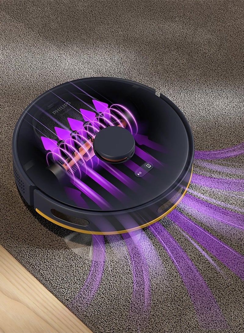 Philips Robot Vacuum cleaner 2000 Series, 6000 pa Strong Suction Power, Up to 120 min Runtime, SelfCharging, Auto-Empty station, 380 ml 1 W XU2100/15 Dark blue - Image 2
