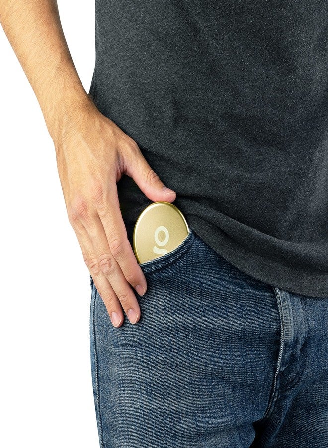 ONGROK Storage Puck, Gold, Perfect Size Case to Store in Your Pocket, Airtight, Preserves Moisture Profile, Smell and Aroma - Image 4