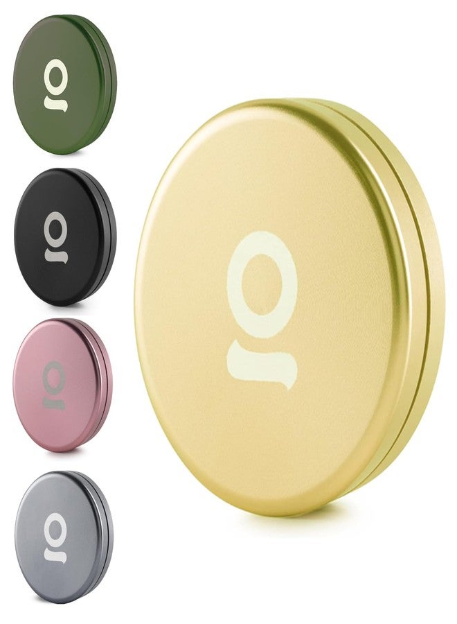 ONGROK Storage Puck, Gold, Perfect Size Case to Store in Your Pocket, Airtight, Preserves Moisture Profile, Smell and Aroma - Image 1