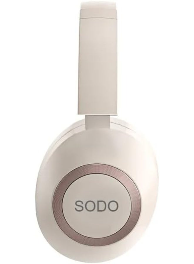 سودو سماعة رأس لاسلكية SD-1104 مزودة بتقنية بلوتوث الإصدار 5.0 | ميكروفون عالي الجودة، يدعم بطاقات SD، مقبس 3.5 مم، وخاصية إلغاء الضوضاء | سماعات رأس قابلة للطي بتصميم أنيق وملون - Image 2