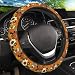 KARREAL Bohemian Flowers Elastic Steering Wheel Cover NonSlip Breathable Neoprene Steering Wheel Covers Women Car Accessories Universal 15 Inch Fit Auto Suvs Truck - Image 2