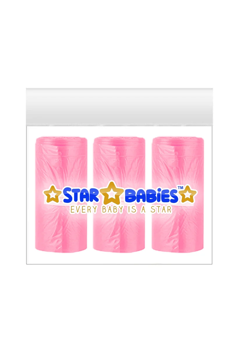 ستار بيبيز Star Babies - Scented Bags - Pink - Pack of 3 - 45 Pcs