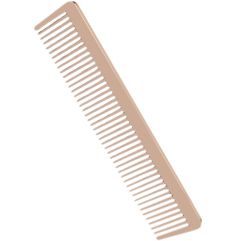 Zinc Alloy Metal Barber Comb For Men Professional Salon Styling Cutting Detangling - Image 2