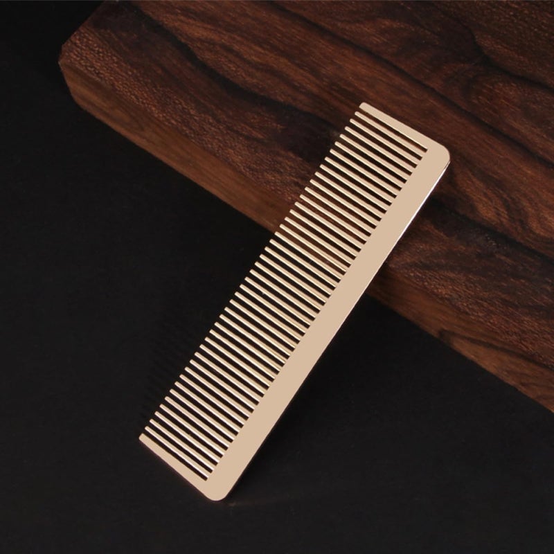 Zinc Alloy Metal Barber Comb For Men Professional Salon Styling Cutting Detangling - Image 4