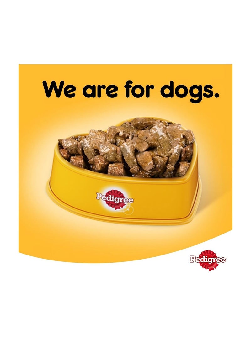 بيديجري قطع دجاج في مرق ويت دوج غذاء 400 جم - Image 3