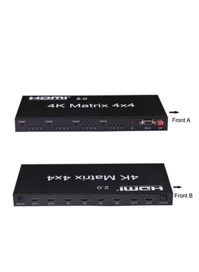GENERIC HDMI 4K MATRIX 4X4 (4K @ 60HZ) - Image 1