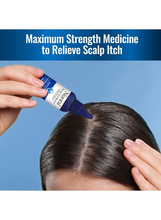 Nizoral Scalp Itch Relief Liquid—Relieves Scalp Itch and Soothes, Calms and Hydrates with Maximum Strength Anti-Itch Medicine (Hydrocortisone 1%), 2 Fl Oz - Image 3
