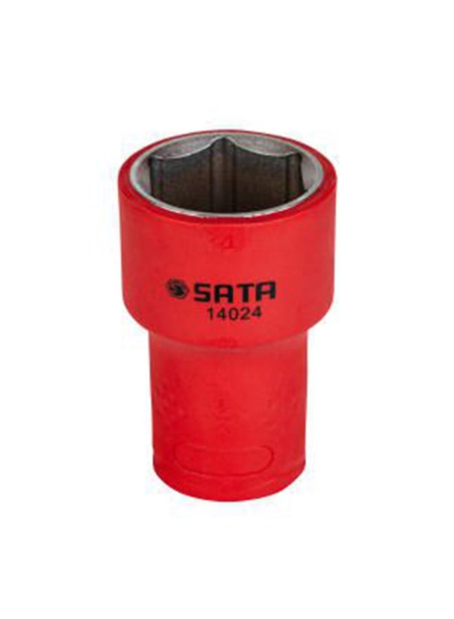 SATA ST14021SC 1/2" Drive 6 Point VDE Insulated Socket 21mm