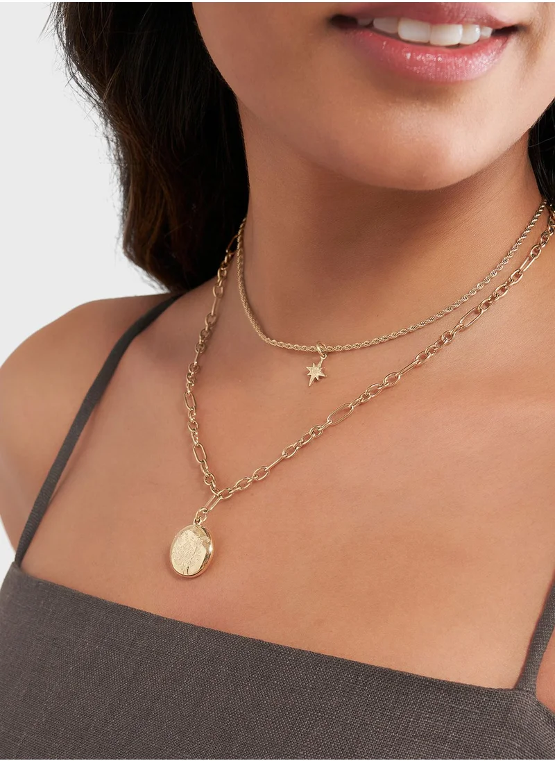 OLIVIA BURTON Ionic Plated Layered Necklaces