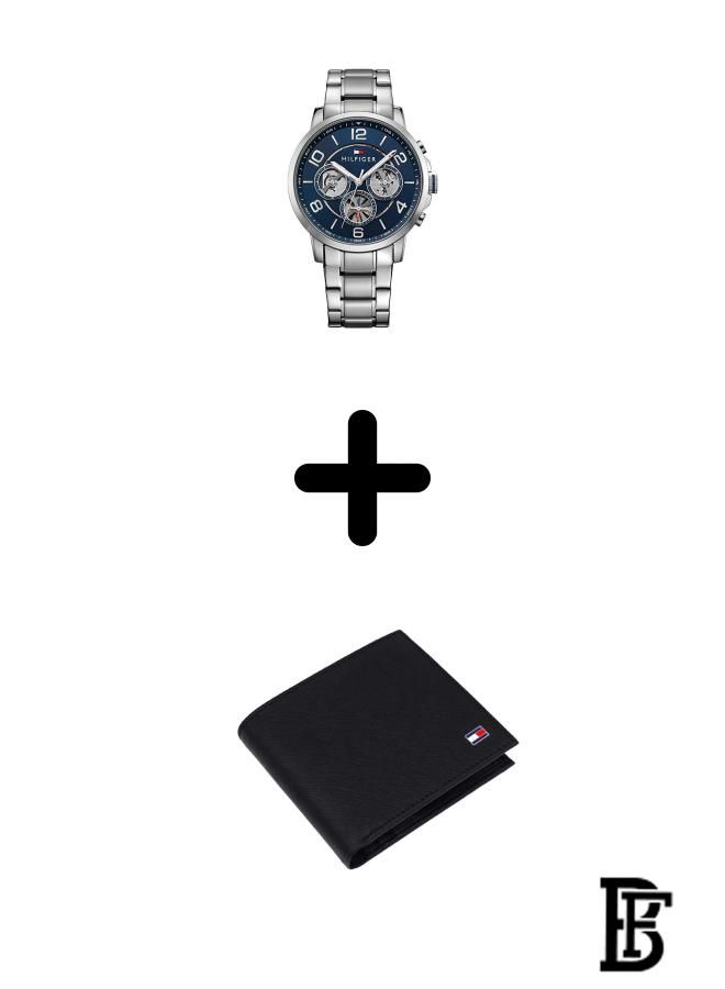 TOMMY HILFIGER Tommy Hilfiger Chronograph Watch 1791293 + Tommy Wallet  - Image 1