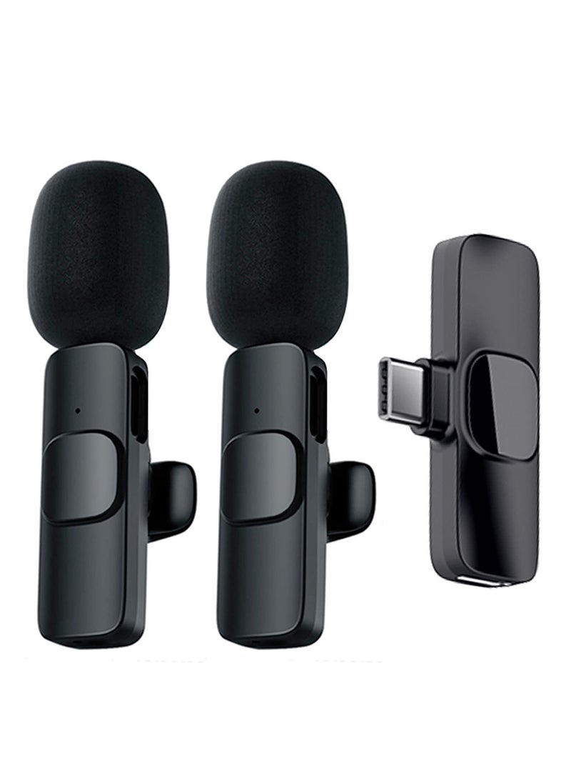 K9 - Dual Noise Reduction Wireless Bluetooth Microphone for Video Recording and Live Streaming with Mic Receiver for iPhone and Android Phones - Image 1