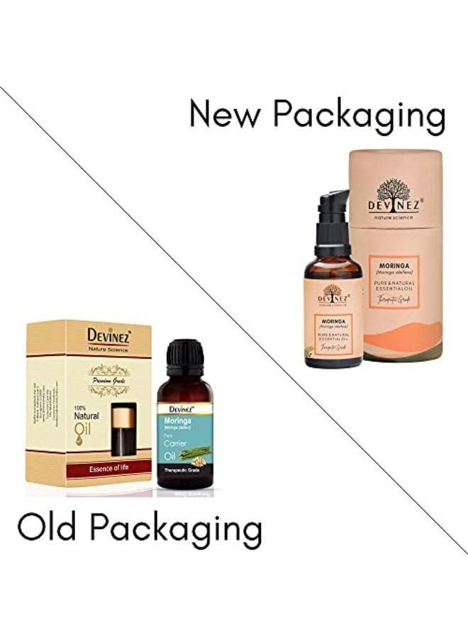 Devinez Moringa Seed Cold-Pressed Oil, 50Ml 100% Pure, Natural & Undiluted For Anti-Aging, Natural Glow, Fights Acne, Black Heads And Dark Spots, Moisturizes Scalp, Stronger Hair, Fights Dandruff & Split Ends  - Image 2