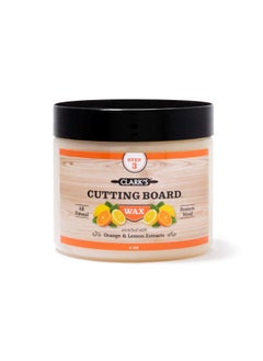 Clark's 300Ml Orange Lemon Scent Cutting Board Finish Wax 300Ml Enriched With Lemon And Orange Oils Made With Natural Beeswax And Carnauba Wax Butcher Block Wax  - Image 1