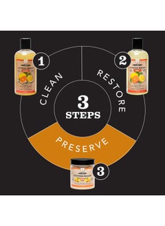 Clark's 300Ml Orange Lemon Scent Cutting Board Finish Wax 300Ml Enriched With Lemon And Orange Oils Made With Natural Beeswax And Carnauba Wax Butcher Block Wax  - Image 2