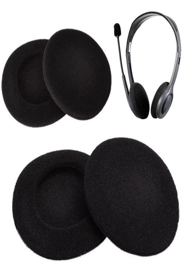 VUFVOID 4Pcs 55mm/2.2" Replacement Foam Ear Pud Earpads Sponge Cushion Applicable for Headphones Most Standard Size Office Telephone Headsets H251 H251N H261N H351 H361 - Image 1