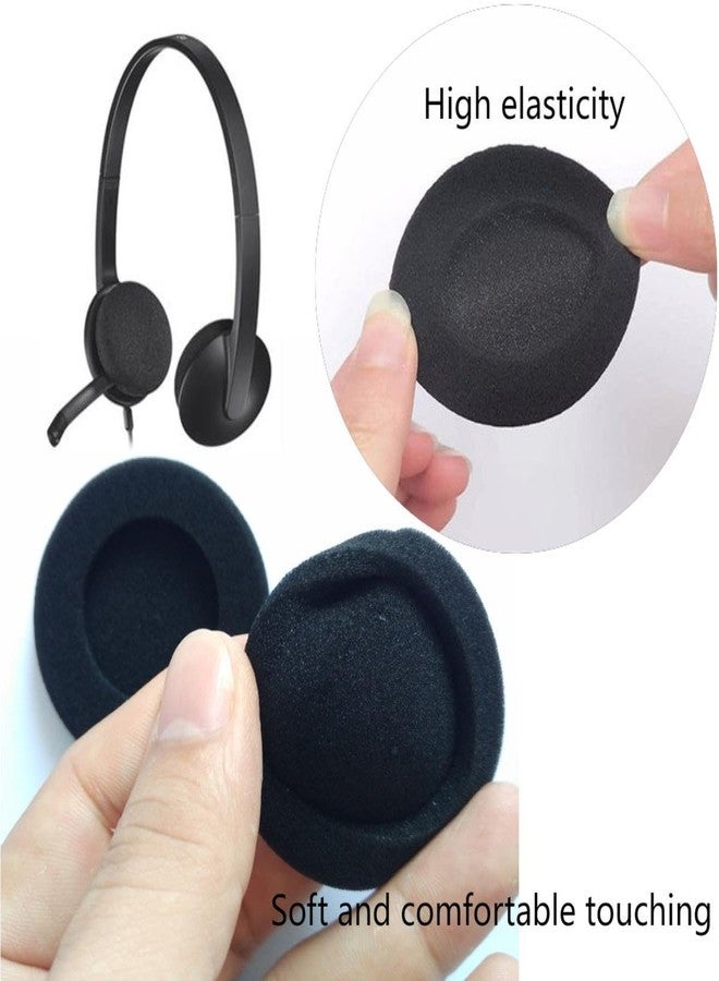 VUFVOID 4Pcs 55mm/2.2" Replacement Foam Ear Pud Earpads Sponge Cushion Applicable for Headphones Most Standard Size Office Telephone Headsets H251 H251N H261N H351 H361 - Image 4
