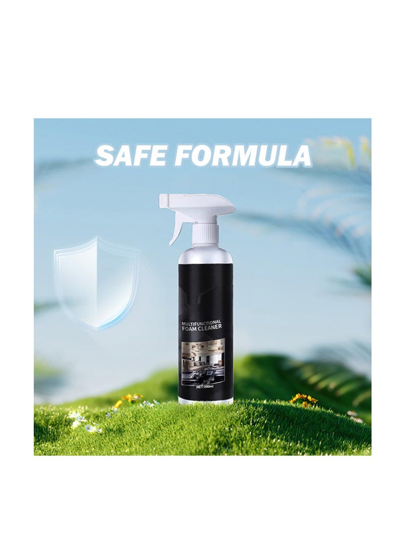 Excefore - مزيل رغوة متعدد الوظائف لطبقة الزيت الزجاجية، قطعتان من مزيل طبقة الزيت الزجاجية للسيارة مع منشفة إسفنجية، منظف طبقة الزيت الزجاجية للسيارة، منظف لإزالة بقع طبقة الزيت الزجاجية، مزيل طبقة الزيت لنافذة السيارة - Image 1