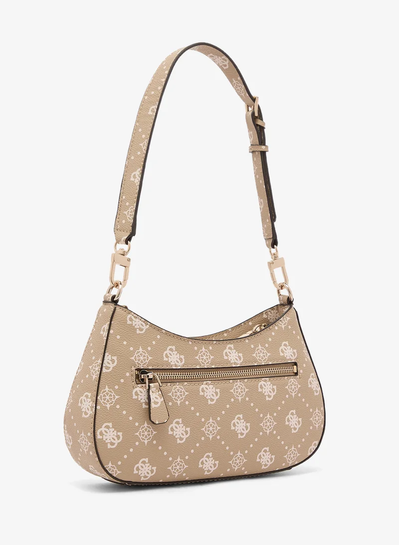 Guess  Emelie Logo Top Zip Shoulder Bag for Women | Best Price UAE