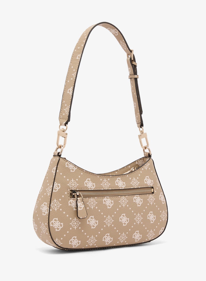 GUESS Emelie Logo Top Zip Shoulder Bag - Image 2