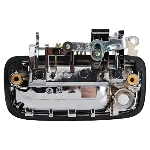 TRQ Metal Reinforced Left & Right Exterior Door Handle Set Front Driver & Passenger Side Compatible with 1995-2004 Toyota Tacoma - Image 2