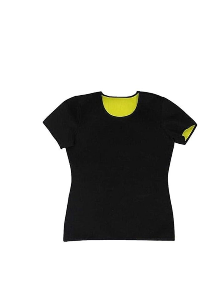 Generic XXXL Slimming Thermal Fitness T-Shirt - Supports fitness goals by increasing workout efficiency and enhancing sweating. - Image 1