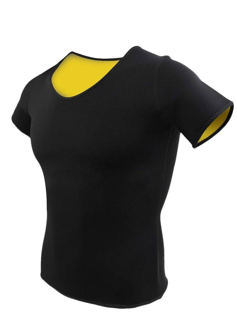Generic XXXL Slimming Thermal Fitness T-Shirt - Supports fitness goals by increasing workout efficiency and enhancing sweating. - Image 5